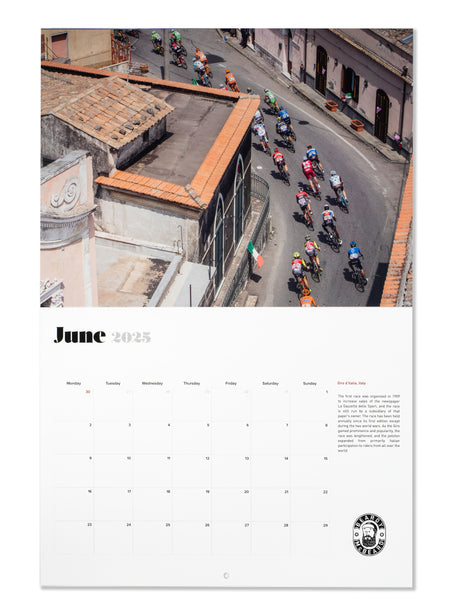 Road Cycling Calendar 2025