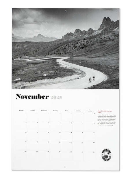 Road Cycling Calendar 2025